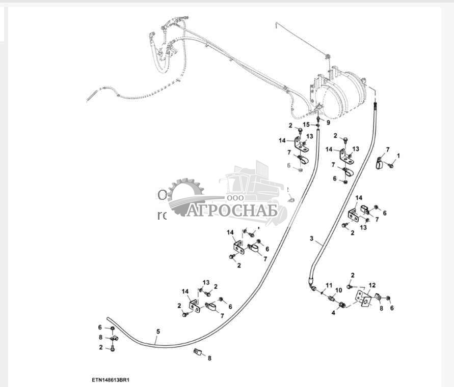 Air Compressor Hoses and Fittings W Power Separator 